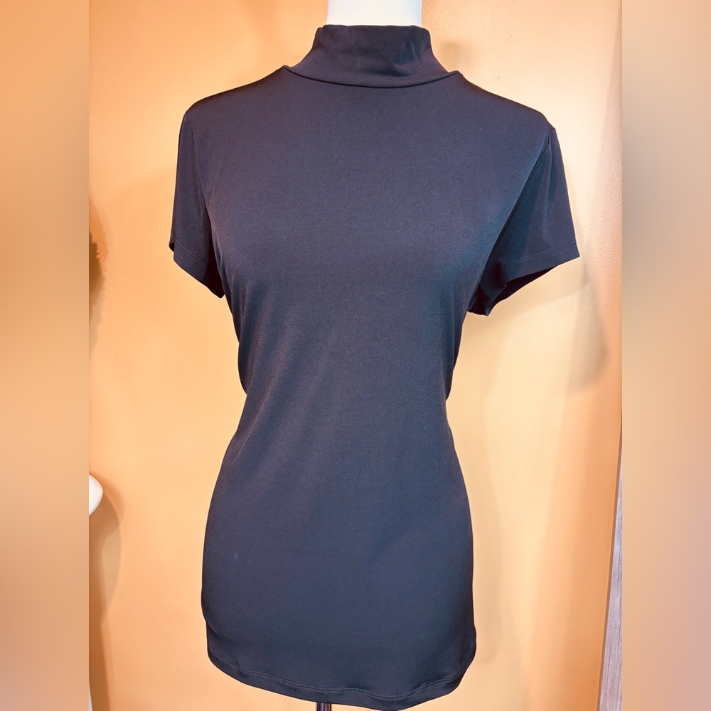 Susan Graver Mock Neck Top